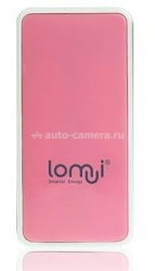 Универсальный внешний аккумулятор для iPhone, Samsung и HTC Lomui Moonlight 5200 mAh, цвет pink (L520)