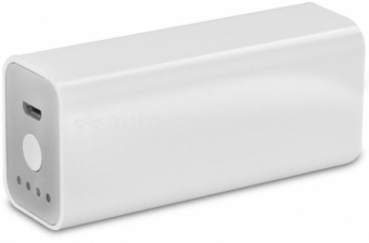 Универсальный внешний аккумулятор для iPhone, Samsung и HTC Powerocks Stone 3000 mAh, цвет White (ST-PR-1A)
