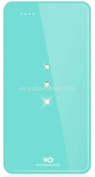 Универсальный внешний аккумулятор для iPhone, Samsung и HTC White Diamonds Crystal 3000 mAh, цвет mint (8033TRI53)