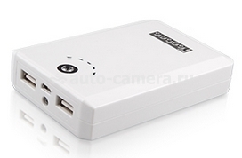 Универсальный внешний аккумулятор для iPod, iPhone, iPad, Samsung и HTC Yoobao SWAROVSKI Magic Box Power Bank 10400 mAh, цвет белый (YB-645D)