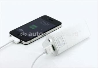 Универсальный внешний аккумулятор для iPod/iPhone/iPad Yoobao Power Bank 6600 mAh, цвет белый (YB-631)