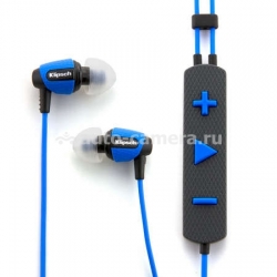 Вакуумные наушники с микрофоном и пультом управления для iPhone, iPad и iPod Klipsch Image S4i, цвет Blue