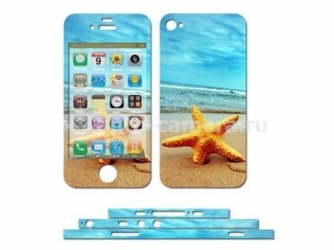 Виниловая наклейка на iPhone 4 "Морская звезда"