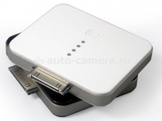 Внешний аккумулятор для iPhone и iPod Powerocks Booster 1000mAh, цвет white (BT-PR-OA)