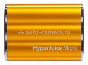 Внешний аккумулятор для iPhone, iPod, iPad, Samsung и HTC HyperJuice Micro 3600 mAh, цвет золотистый