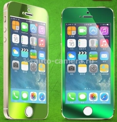Защитное стекло для iPhone 5 / 5S / 5C REMAX Crystal Series, цвет Green Metall (PH5-AG06)